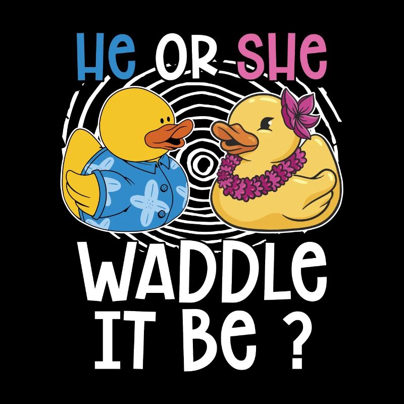 Er Oder Sie Watschelt Es Sein?