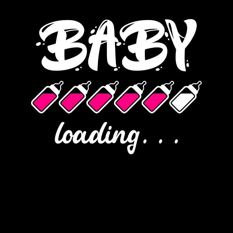 Baby loading Schwanger mit Mädchen oder Junge Mama