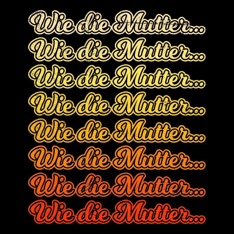 Wie die Mutter Mama Großmutter Sohn Tochter