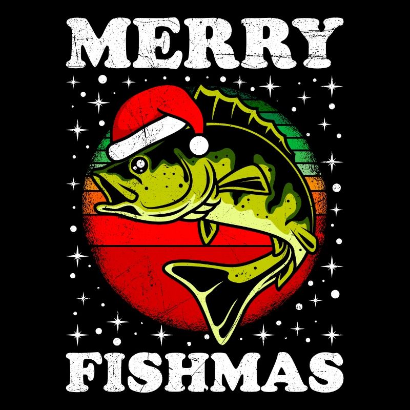 Joyeux pêcheur Angler Ange de Noël
