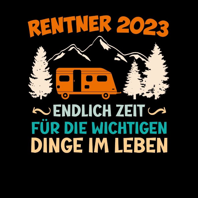 Rentner Ehepaar Camper Camping