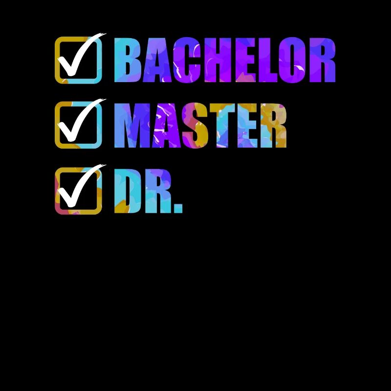 Endlich fertig Doktor Abschluss Ph.D Doktortitel