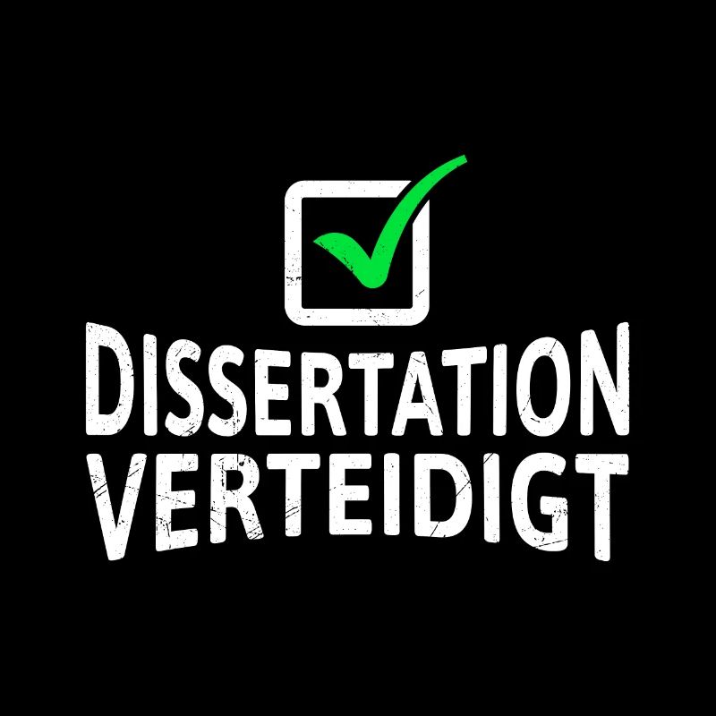 Dissertation verteidigt Doktor Ph.D Doktortitel