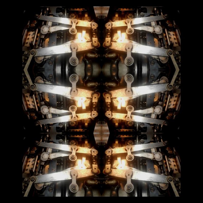 Steampunk Techno Mechanics Machine Man