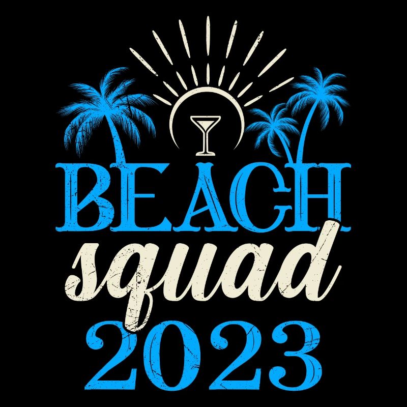 Beach Squad 2023 Urlaub Freunde Spring Break