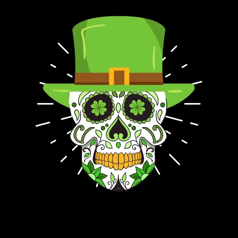 Saint-Patrick Leprechaun squelette irlandais