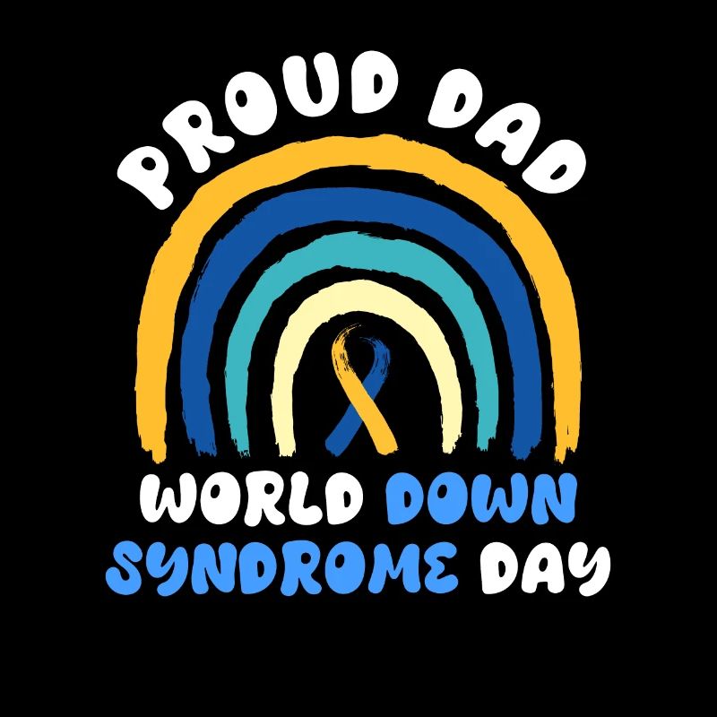 Down Syndrom Vater und Mutter mit Kind