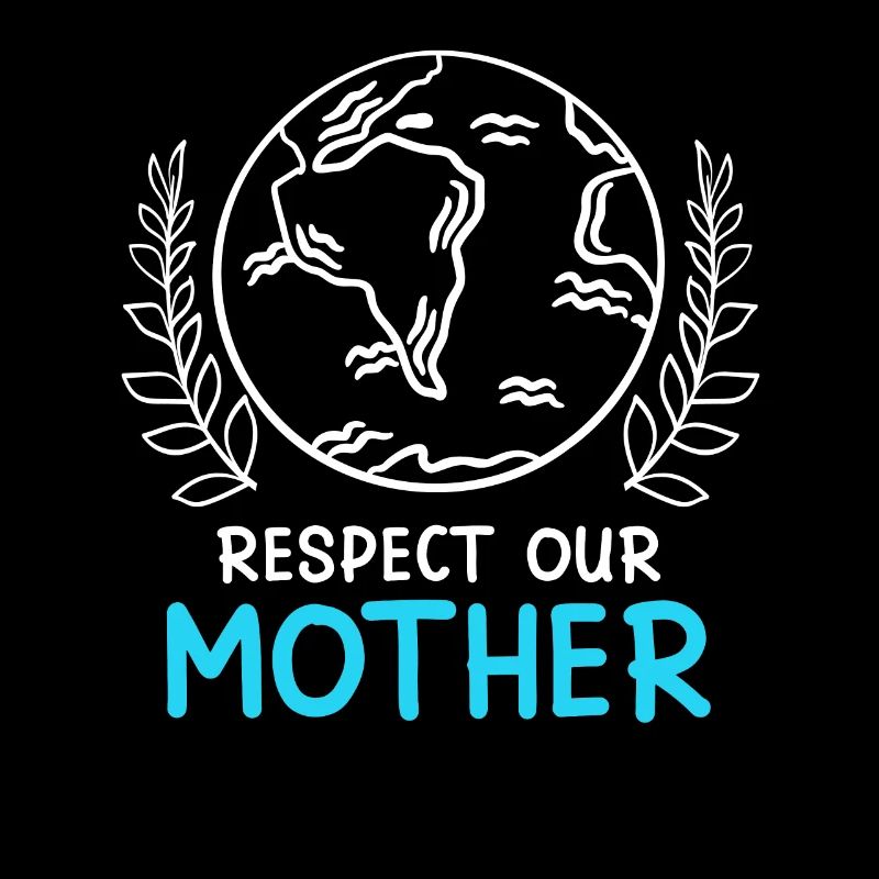 Rettet die Erde Umweltschützer Mutter Erde