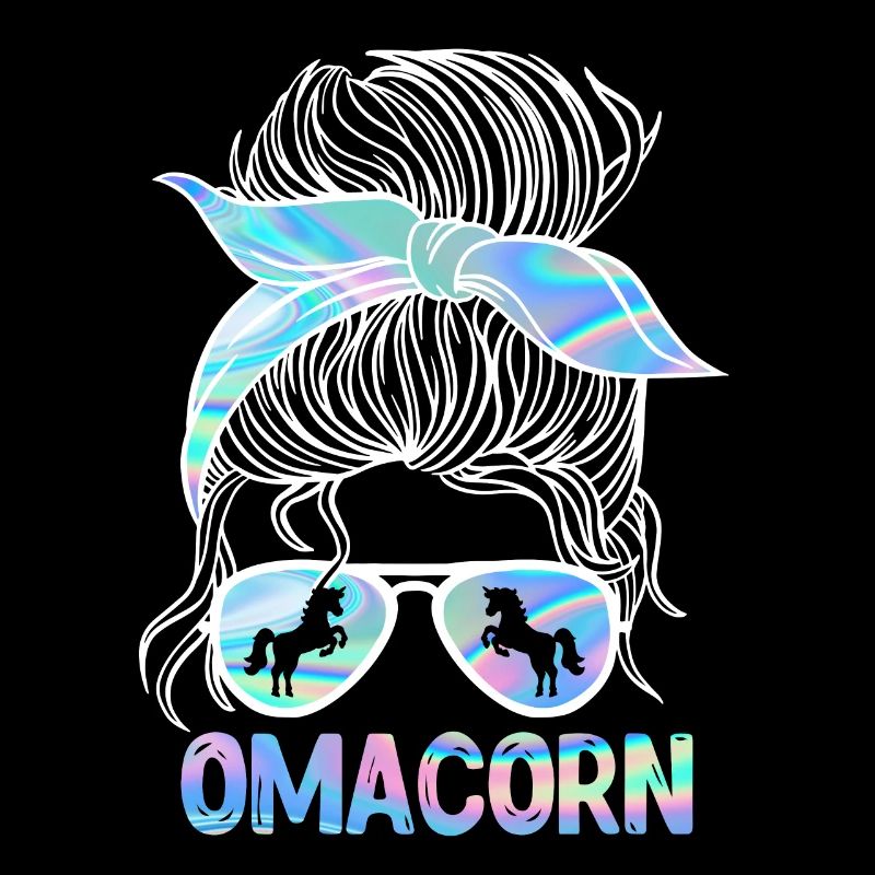 Omacorn Großmutter Muttertag Einhorn Fans