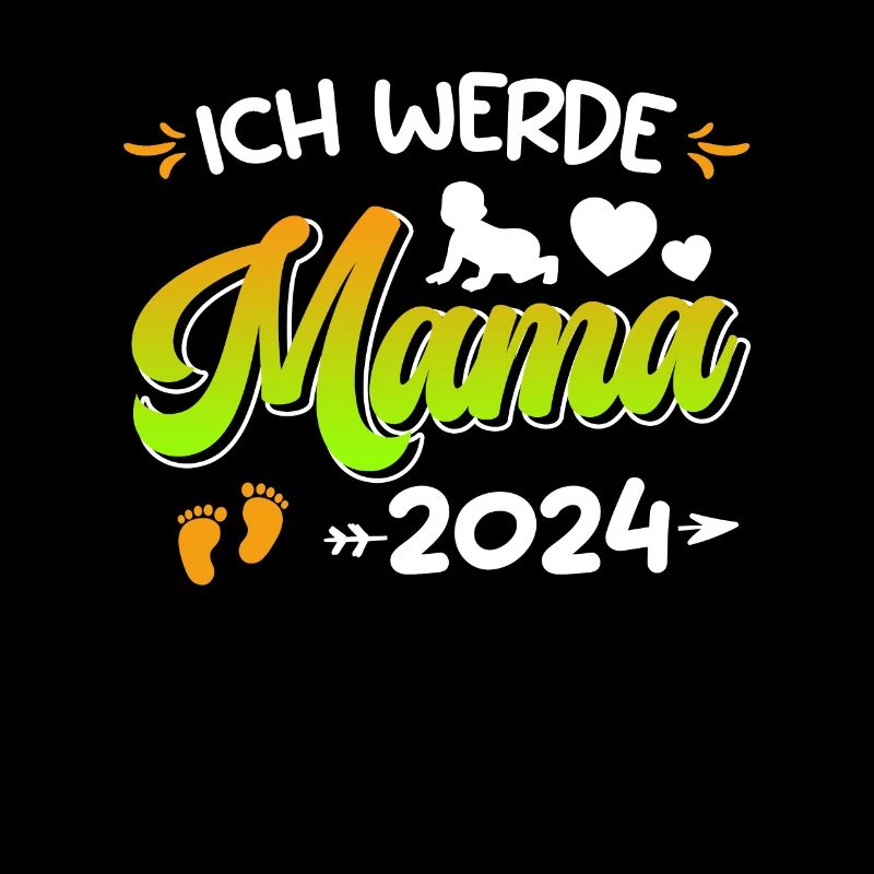 Ich werde Mama 2024 Baby Ankündigung 2024