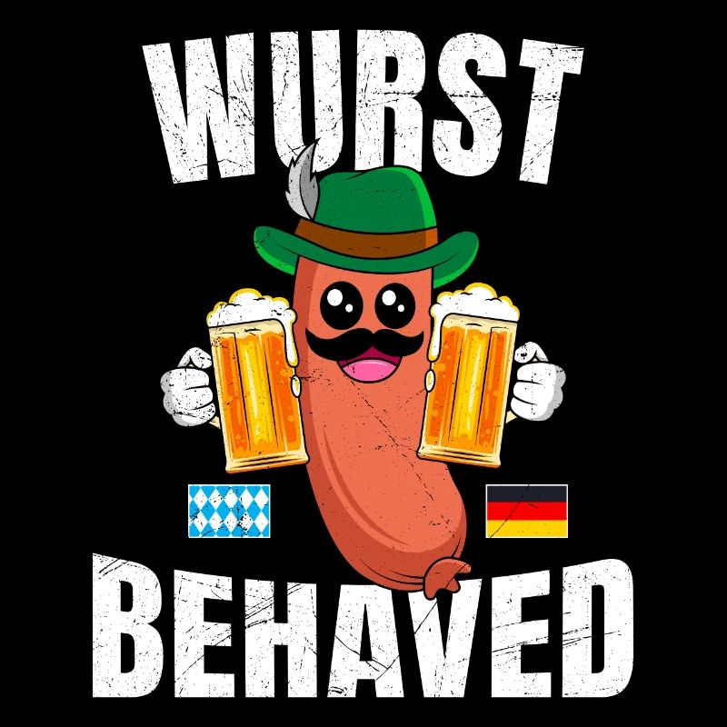 Wurst Behaved Bratwurst Bierliebhaber Bayern