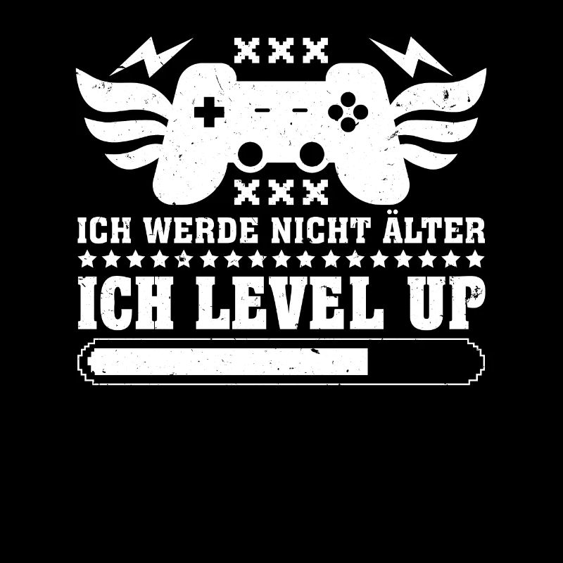Retro Ich werde nicht Älter Ich Level Up