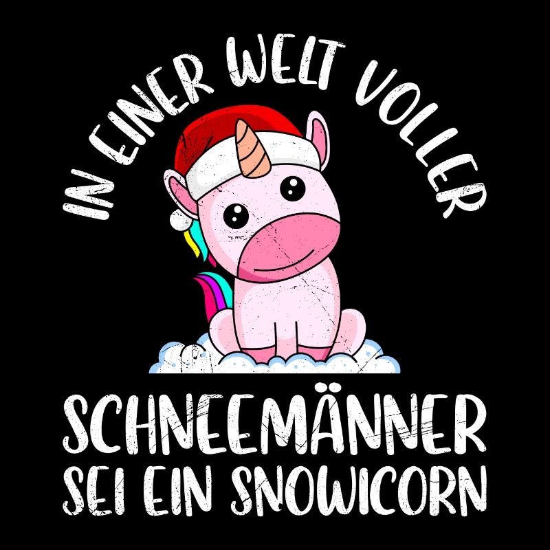 In einer Welt voller Schneemänner sei Snowicorn