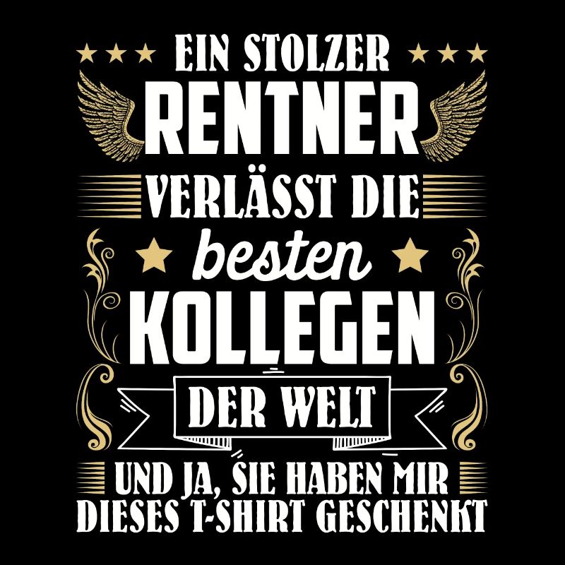 Rente Ein Stolzer Rentner verlässt Beste Kollegen