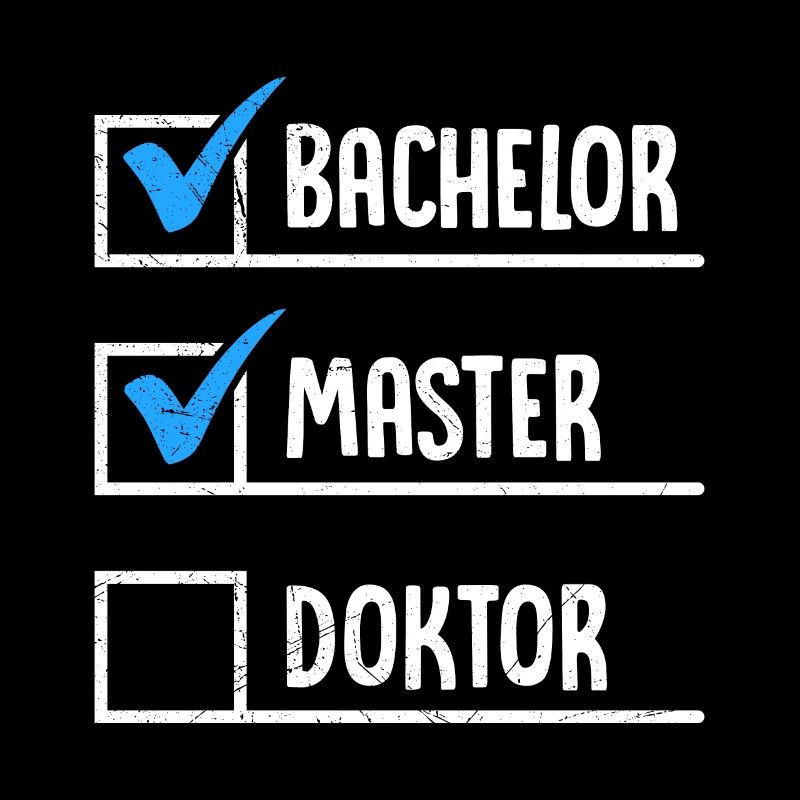 Bachelor Master Doktor Masterabschluss Bestanden