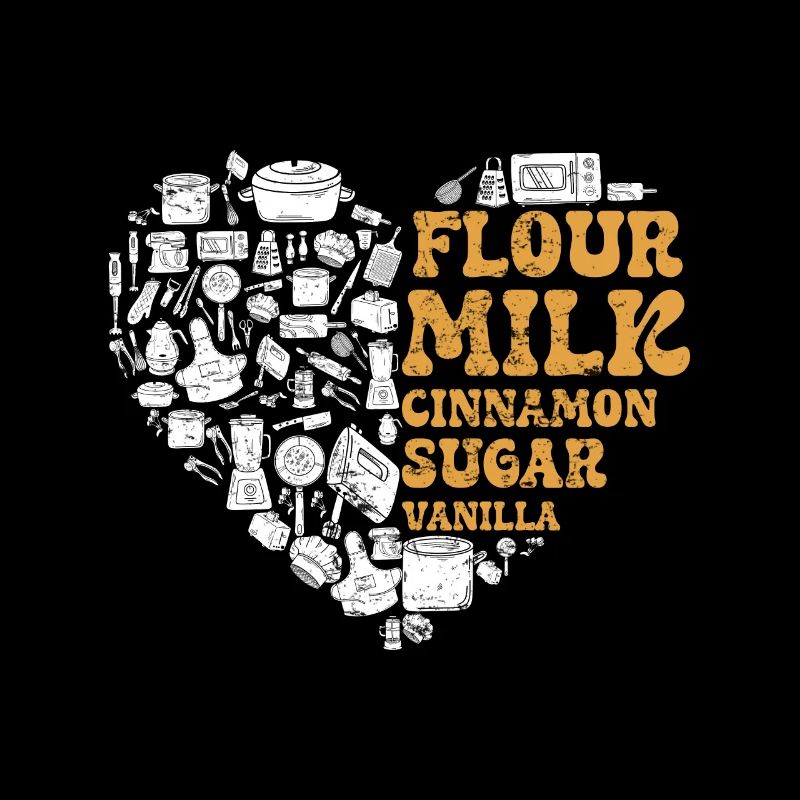 Baking Lovers Heart Baking Passion Baking Fans