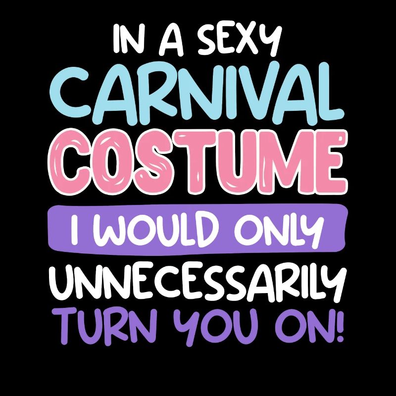 Fan de carnaval dans un costume de carnaval sexy