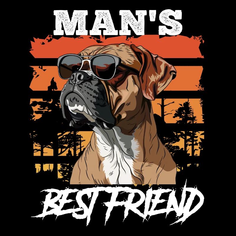 Deutscher Boxer BESTER FREUND Hundepapa Boxer