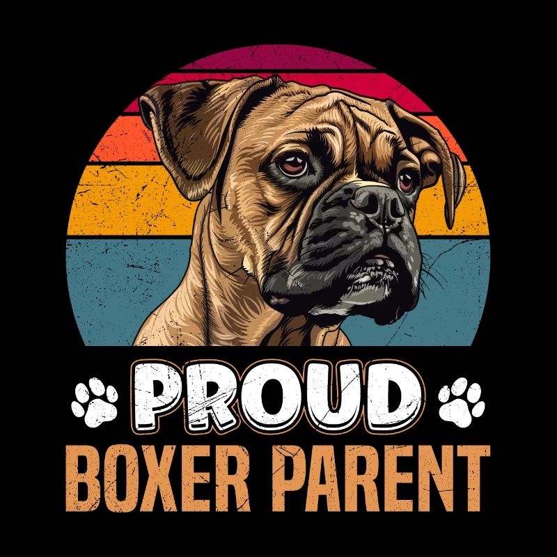 Deutscher Boxer PROUD BOXER PARENT Boxer Hund