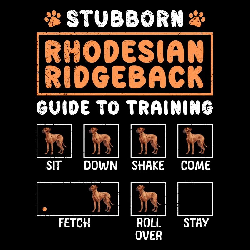 RHODESIAN RIDGEBACK TRAINING GUIDE Lustiges