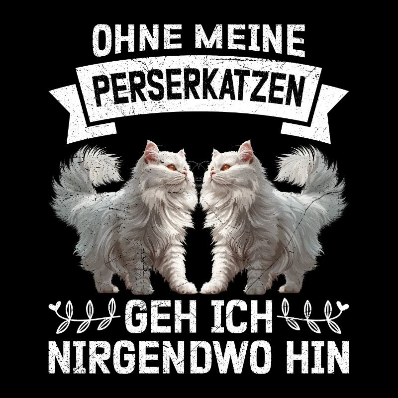 Chat persan JE NE PARS PAS SANS MES CHATS PERSANS
