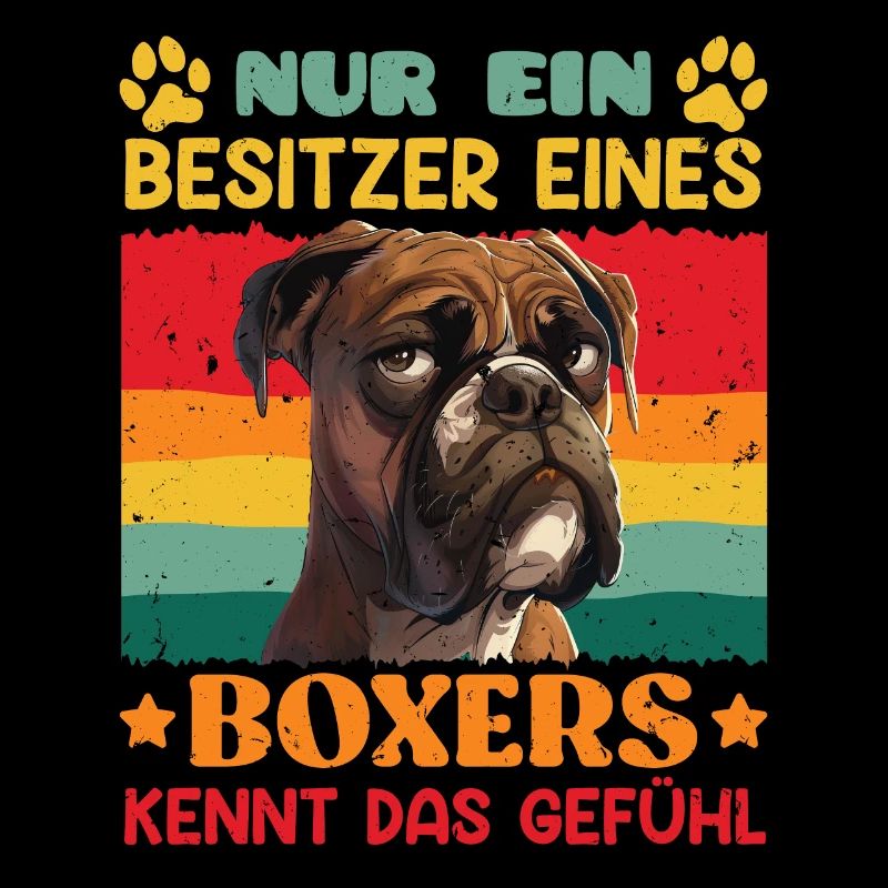 Deutscher Boxer NUR EIN BESITZER EINES BOXERS