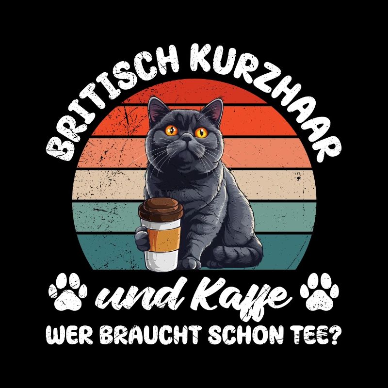 Coffee Drinker Cat Owner British Shorthair