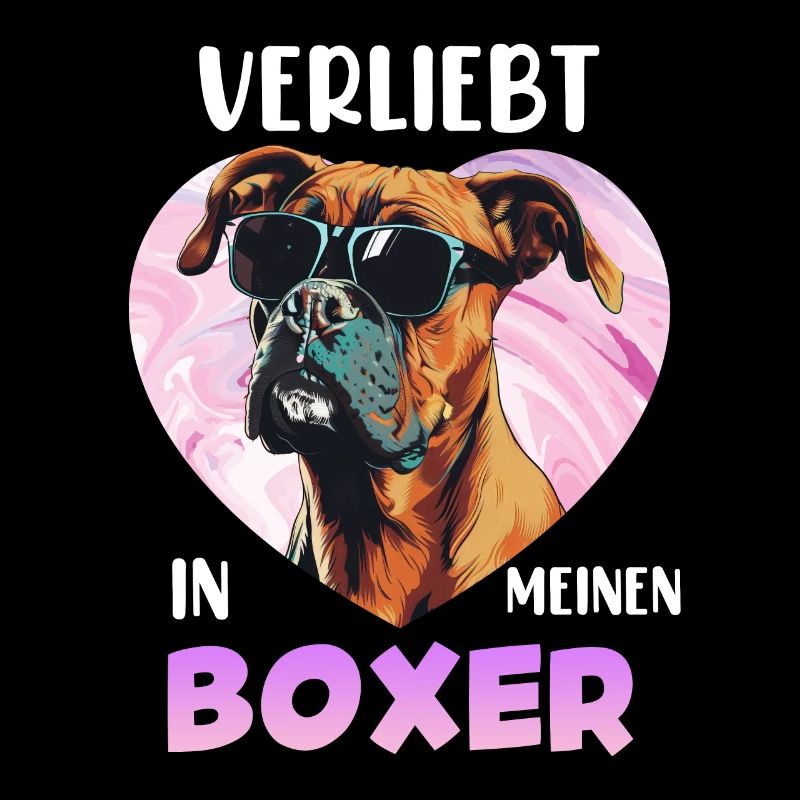 Boxer Chien Maman AMOUREUSE DE MON BOXER Drôle