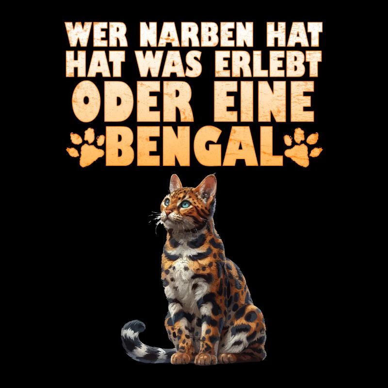 Bengalkatze WER NARBEN HAT HAT WAS ERLEBT ODER