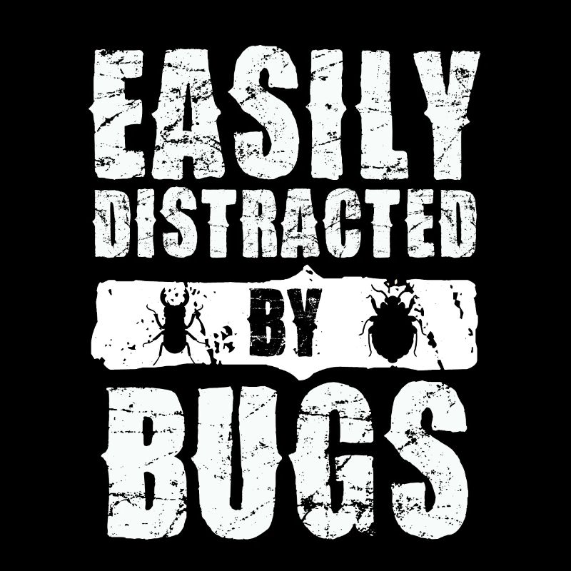 Facilement distrait par le motif d’insecte