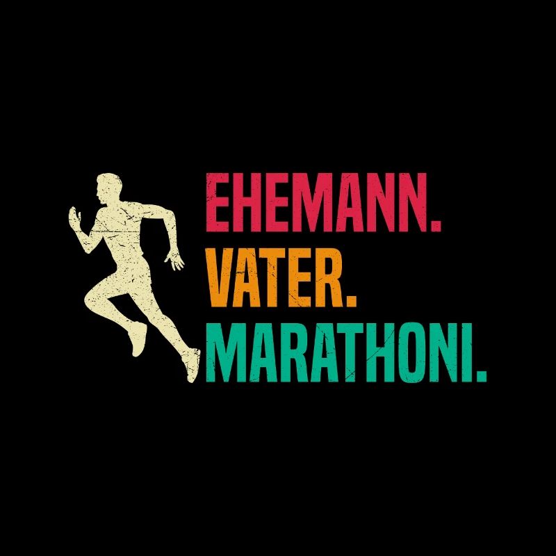 Ehefrau EHEMANN VATER MARATHONI Lustiges