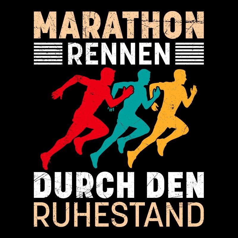 Opa MARATHON RENNEN DURCH DEN RUHESTAND Lustig