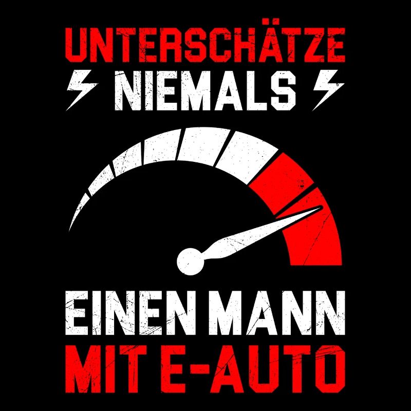E-Auto UNTERSCHÄTZE NIEMALS EINEN MANN MIT E AUTO