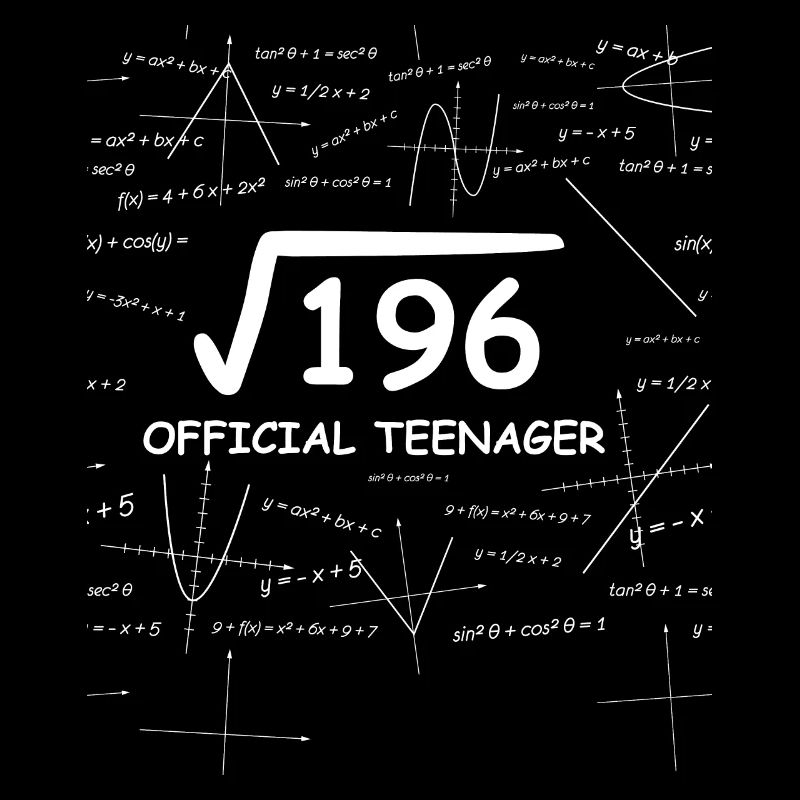 14e anniversaire 14 ans cadeau adolescent maths