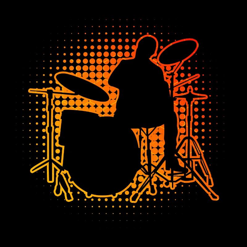 Percussionniste Batterie Batteur Hommes