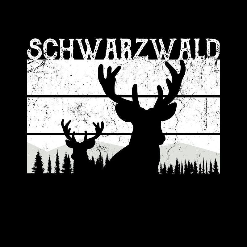 Black Forest Nature Deer Fir