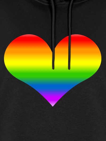 Regenbogen-Herz-Regenbogen