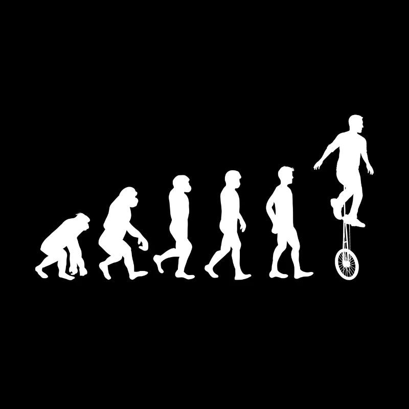 Evolution Einrad Geschenk Unicycle Einradfahrer