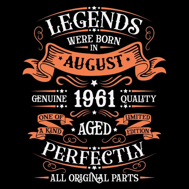 Geburtstag: August 1961 - Limited Edition Retro