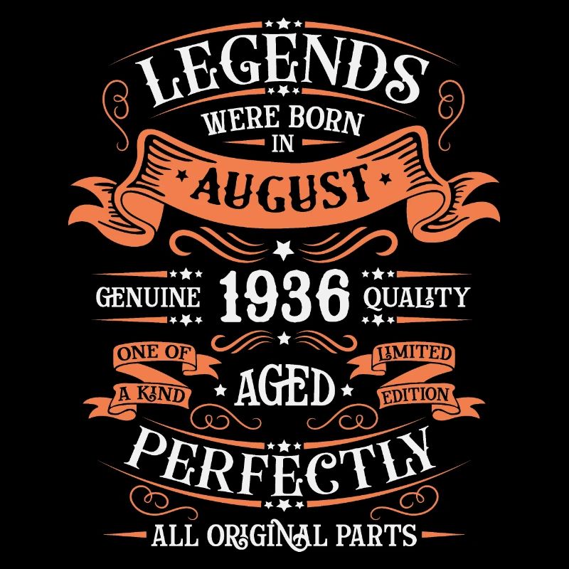 August 1936 Geburtstag Mann