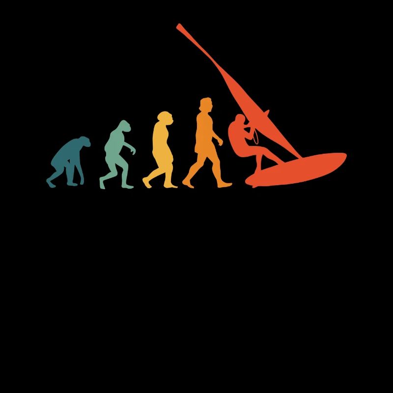 Windsurfer Evolution Retro Windsurfing Windsurf