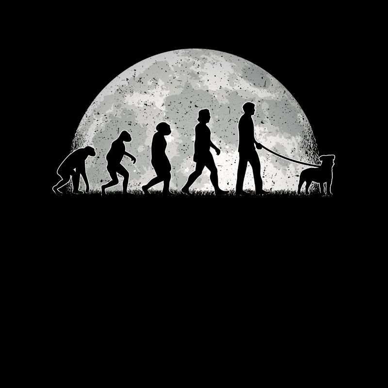 Parson Russell Terrier Evolution Moon