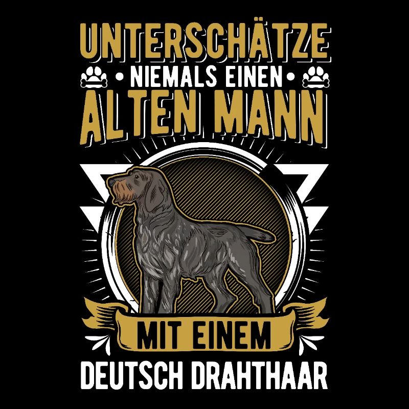 Deutsch Drahthaar Alter Mann German Wirehaired