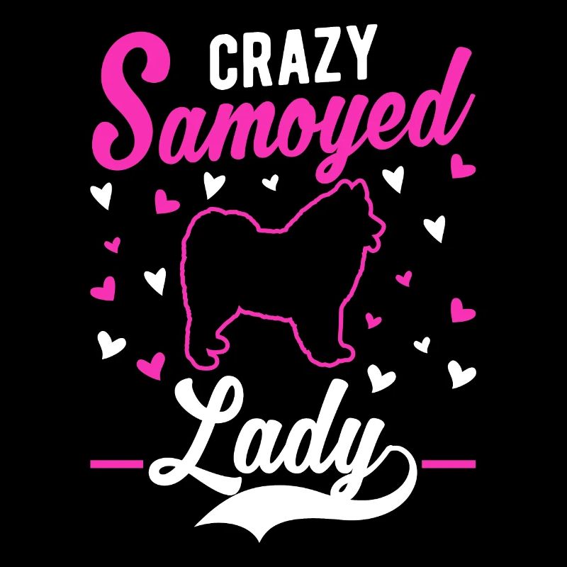 Crazy Samoyed lady Samojede