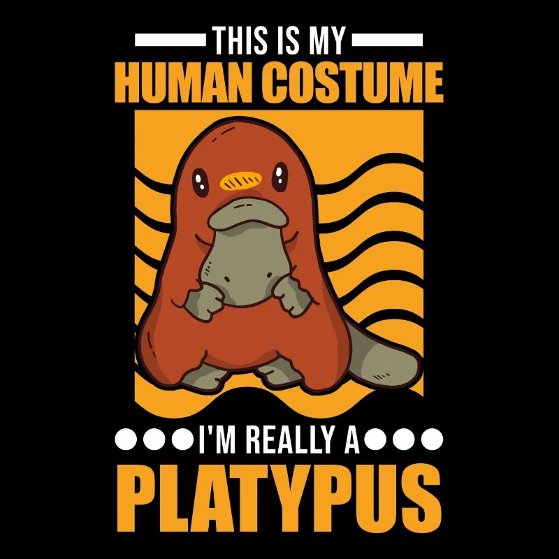 Costume d’ornithorynque d’Halloween