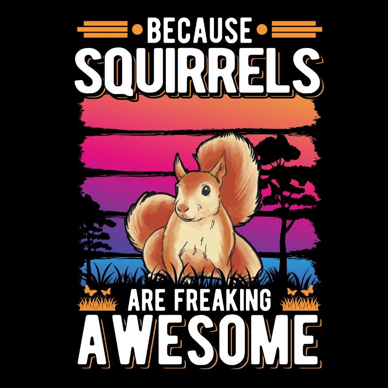 Eichhörnchen Geschenk Squirrel Grauhörnchen