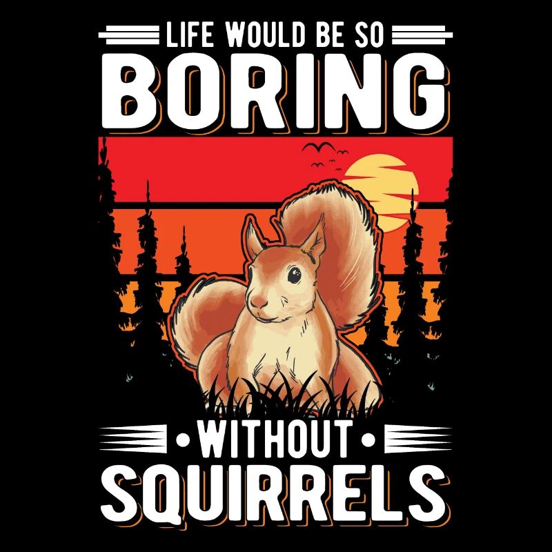 Eichhörnchen Geschenk Squirrel Grauhörnchen