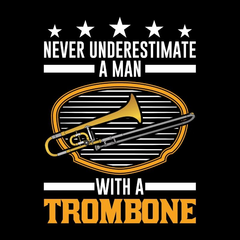Trombone Man Trombone Player Tromboniste