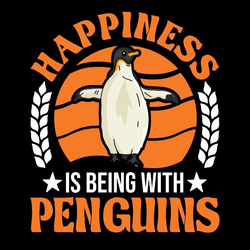 Happiness is being with Penguins Pinguin