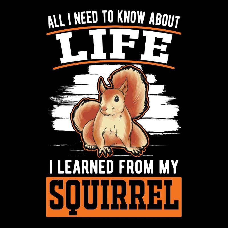 Eichhörnchen Geschenk Grauhörnchen Squirrel